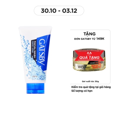 GATSBY Sữa Rửa Mặt Gatsby Facial Wash Perfect Scrub Siêu Sạch 130g
