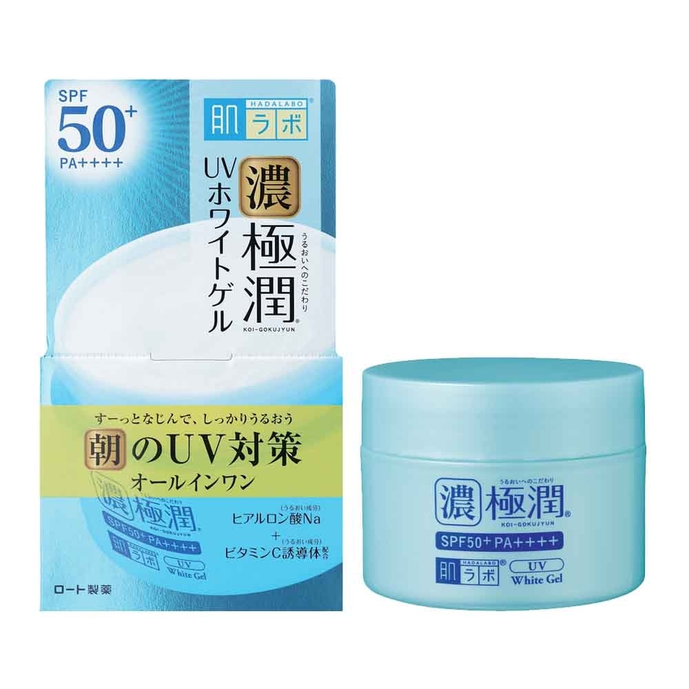 Gel Chống Nắng Hada Labo Koi-Gokujyun UV White Dưỡng Ẩm SPF50+ PA++++ 90g