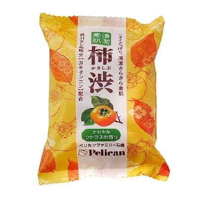 PELICAN Xà Phòng Pelican Family Persimmon Soap Chiết Xuất Từ Quả Hồng 80g