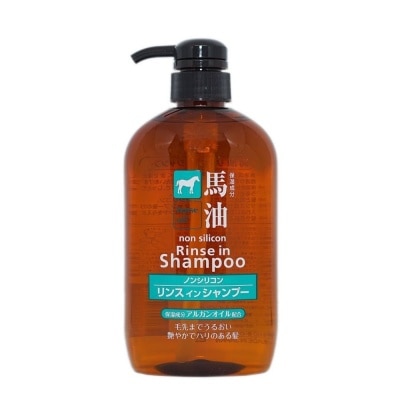 COSME STATION Horse Oil Non Silicon Rinse In Shampoo 600ml