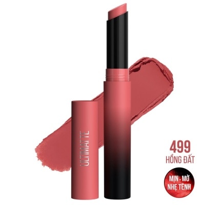 MAYBELLINE NEW YORK Son Thỏi Maybelline New York Color Sensational Ultimatte Lipstick 1.7g.#499 More Blush