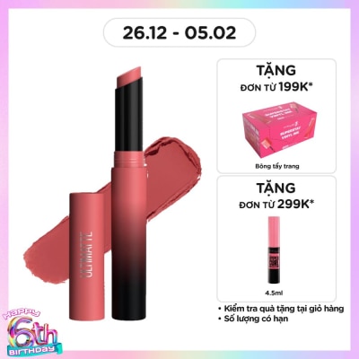 MAYBELLINE NEW YORK Son Thỏi Maybelline New York Color Sensational Ultimatte Lipstick 1.7g.#499 More Blush