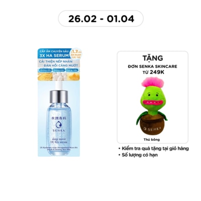 SENKA Serum Senka Deep Moist 3X HA Cấp Ẩm Chuyên Sâu & Cải Thiện Nếp Nhăn 30ml
