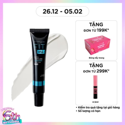 MAYBELLINE NEW YORK Kem Lót Trang Điểm Maybelline New York Fit Me Matte + Poreless Primer SPF 20 Kiềm Dầu 30ml