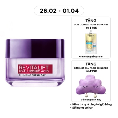 L'OREAL PARIS Revitalift Hyaluronic Acid Plumping Cream Day 50ml