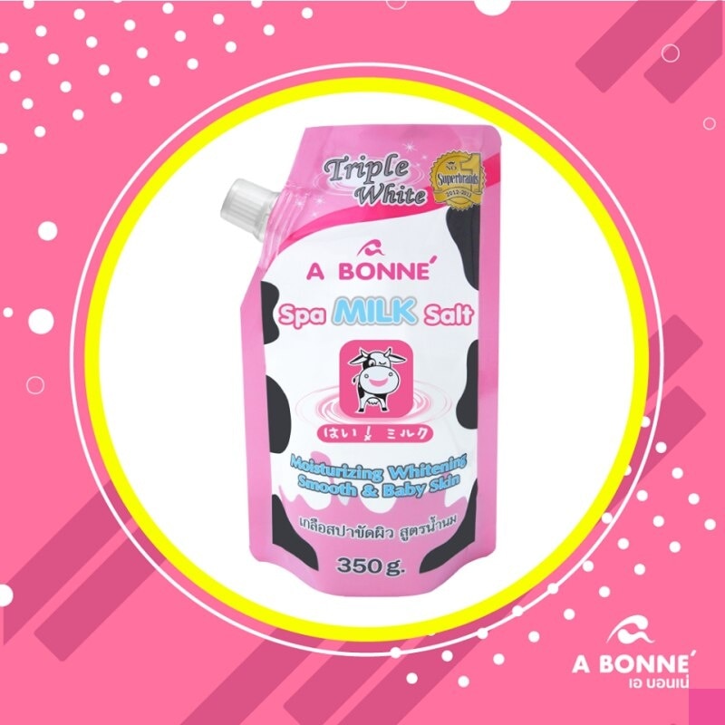 Muối Tắm Sữa A Bonne Spa Milk Salt Làm Trắng & Mềm Mịn Da 350g