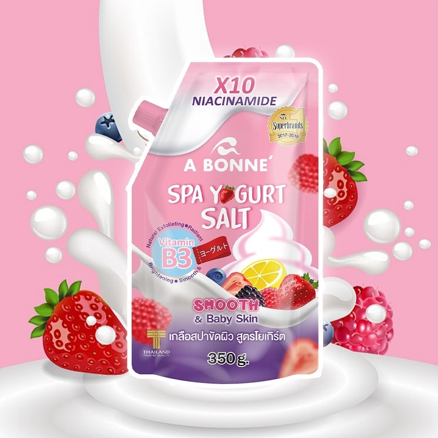 Muối Tắm Sữa Chua A Bonne Spa Yogurt Salt Làm Trắng & Mềm Mịn Da 350g