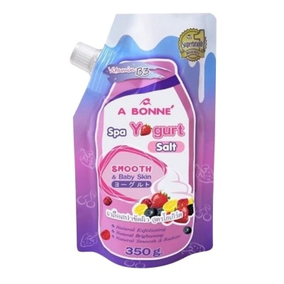 ABONNE Muối Tắm Sữa Chua A Bonne Spa Yogurt Salt Làm Trắng & Mềm Mịn Da 350g