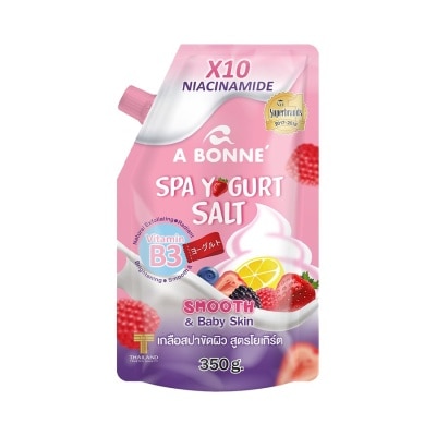 ABONNE Muối Tắm Sữa Chua A Bonne Spa Yogurt Salt Làm Trắng & Mềm Mịn Da 350g