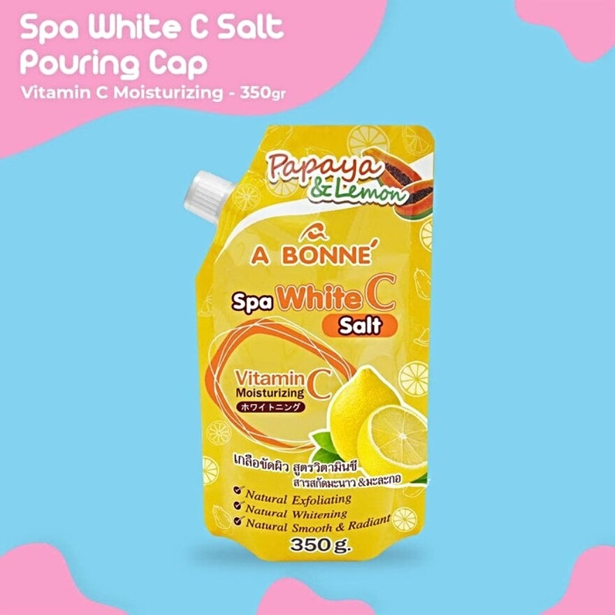 Muối Tắm Sữa A Bonne Spa Vitamin C Salt Chiết Xuất Chanh & Đu Đủ 350g