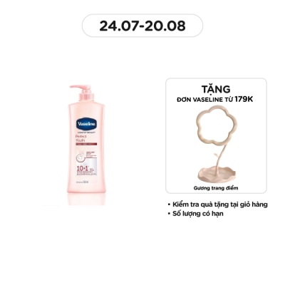 VASELINE Sữa Dưỡng Thể Vaseline Perfect Youth Anti-Aging Ngừa Lão Hóa 350ml