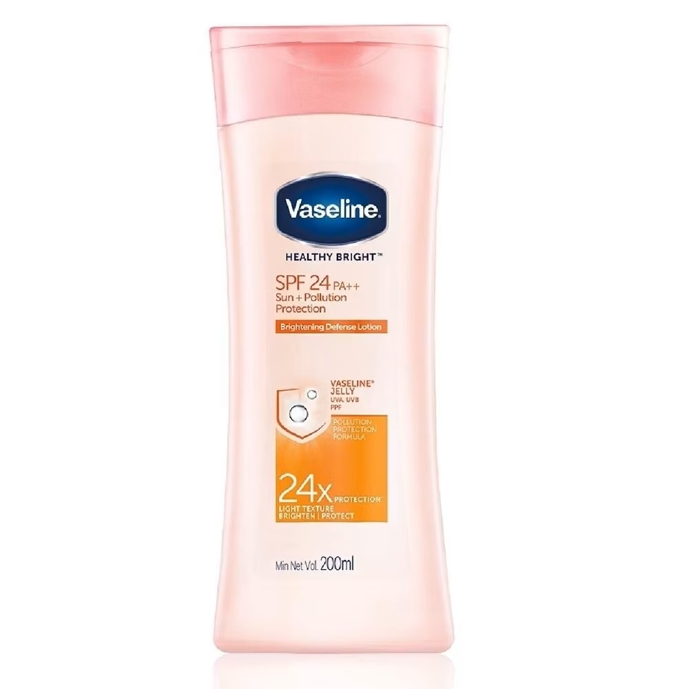 Sữa Dưỡng Thể Vaseline Sun+ Pollution Protection SPF24 PA++ Chống Nắng và Dưỡng Sáng Da 200ml