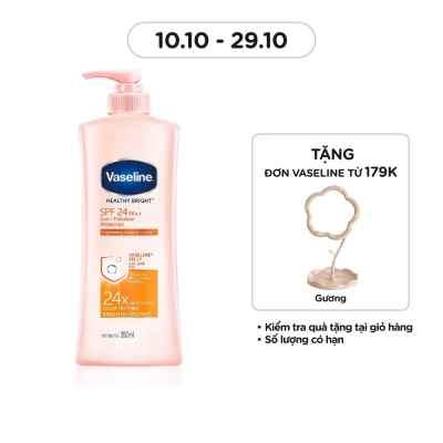 VASELINE Sun+ Pollution Protection Body Lotion SPF24 PA++ 350ml