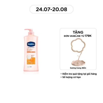 VASELINE Sữa Dưỡng Thể Vaseline Sun+ Pollution Protection SPF24 PA++ Chống Nắng và Dưỡng Sáng Da 350ml