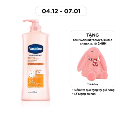 VASELINE Sun+ Pollution Protection Body Lotion SPF24 PA++ 350ml