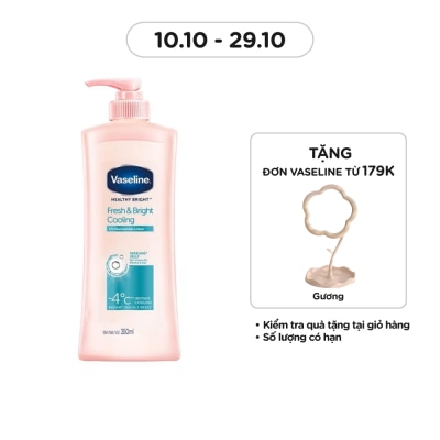 VASELINE Fresh & Bright Cooling Body Lotion 350ml