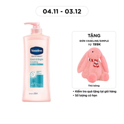 VASELINE Fresh & Bright Cooling Body Lotion 350ml