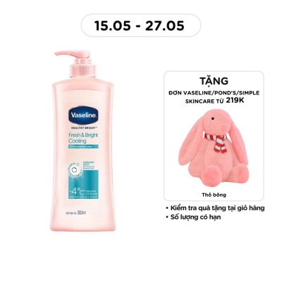 VASELINE - Fresh & Bright Cooling Body Lotion 350ml