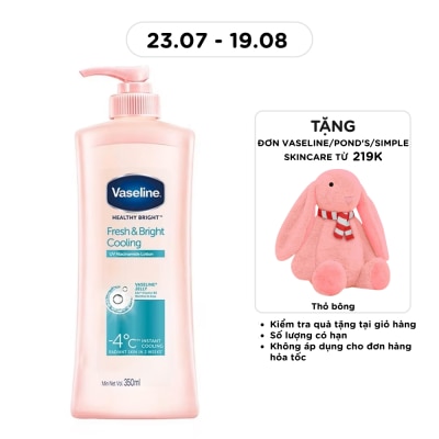 VASELINE - Fresh & Bright Cooling Body Lotion 350ml image