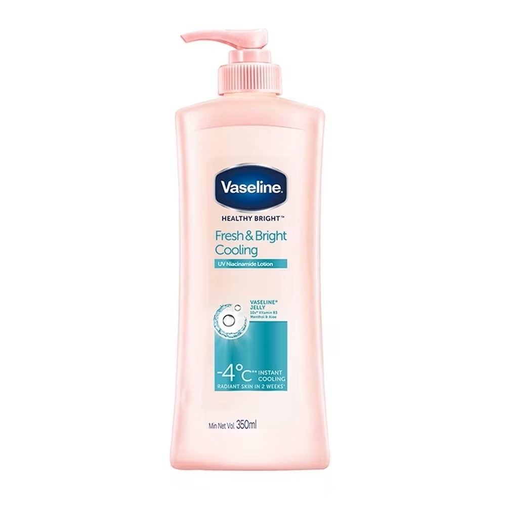 Gel Dưỡng Thể Vaseline Fresh & Bright Cooling Dưỡng Sáng Mát Lạnh 350ml