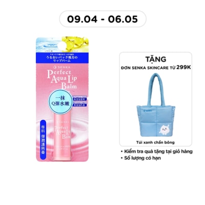 SENKA - Son Dưỡng Môi Senka Perfect Aqua Lip Balm Giúp Cấp Ẩm 4.5g