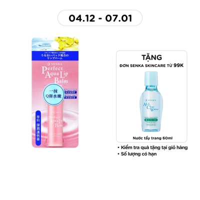 SENKA Son Dưỡng Môi Senka Perfect Aqua Lip Balm Giúp Cấp Ẩm 4.5g