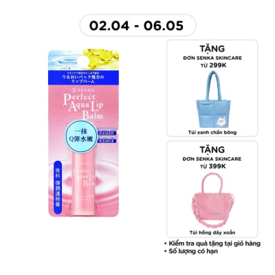 SENKA - Son Dưỡng Môi Senka Perfect Aqua Lip Balm Giúp Cấp Ẩm 4.5g