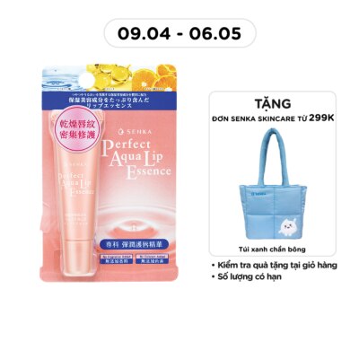 SENKA - Tinh Chất Dưỡng Môi Senka Perfect Aqua Lip Essence Giúp Cấp Ẩm 10g