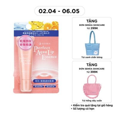SENKA - Tinh Chất Dưỡng Môi Senka Perfect Aqua Lip Essence Giúp Cấp Ẩm 10g