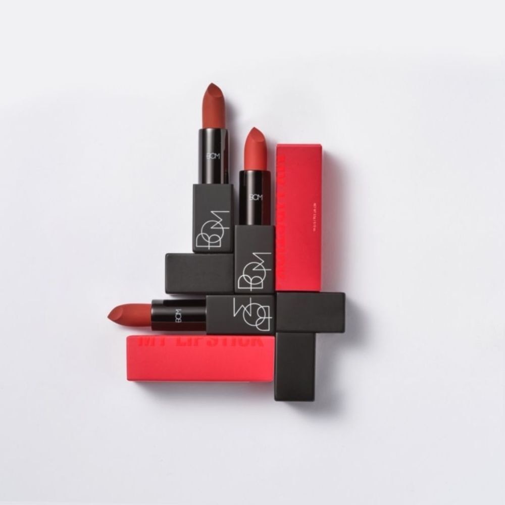 Son Lì BOM My Lipstick 3.5g .#809 My Chili Red Đỏ Nâu