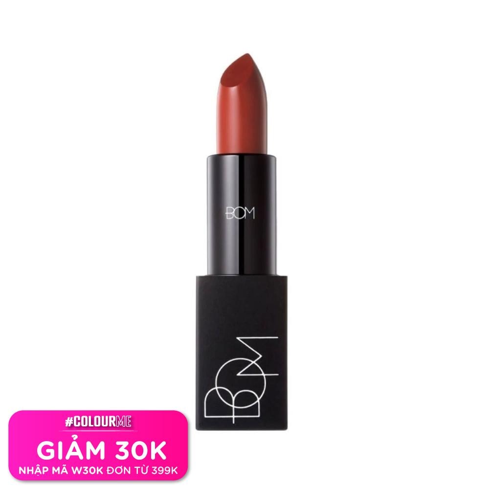 BOM Son Lì BOM My Lipstick 3.5g .#809 My Chili Red Đỏ Nâu