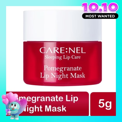 CARE:NEL Mặt Nạ Ngủ Môi Care:Nel Pomegranate Lip Night Mask Cấp Ẩm Ngừa Nứt Nẻ Hương Lựu 5g image