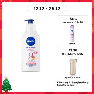 NIVEA Sữa Dưỡng Thể Nivea Extra Bright Radiant & Smooth 550ml