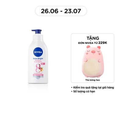 NIVEA Sữa Dưỡng Thể Nivea Extra Bright Radiant & Smooth 550ml