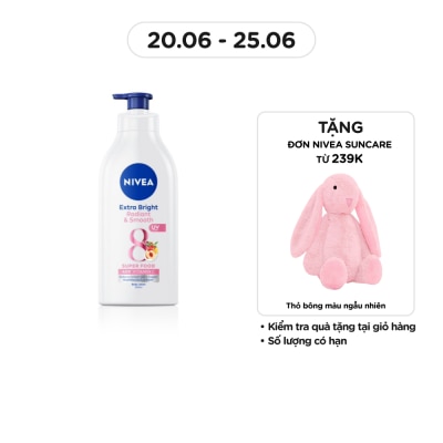NIVEA Sữa Dưỡng Thể Nivea Extra Bright Radiant & Smooth 550ml