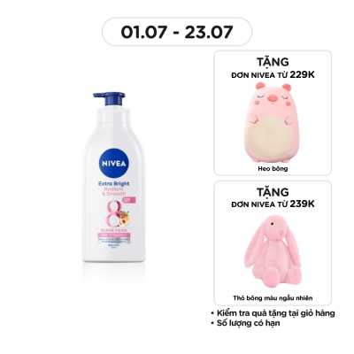NIVEA Sữa Dưỡng Thể Nivea Extra Bright Radiant & Smooth 550ml