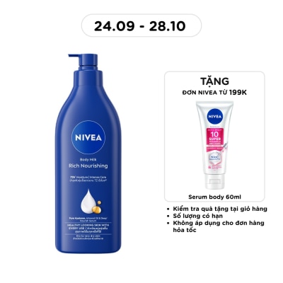 NIVEA Sữa Dưỡng Thể Nivea Dưỡng Ẩm Chuyên Sâu Intensive Moisture 500ml image