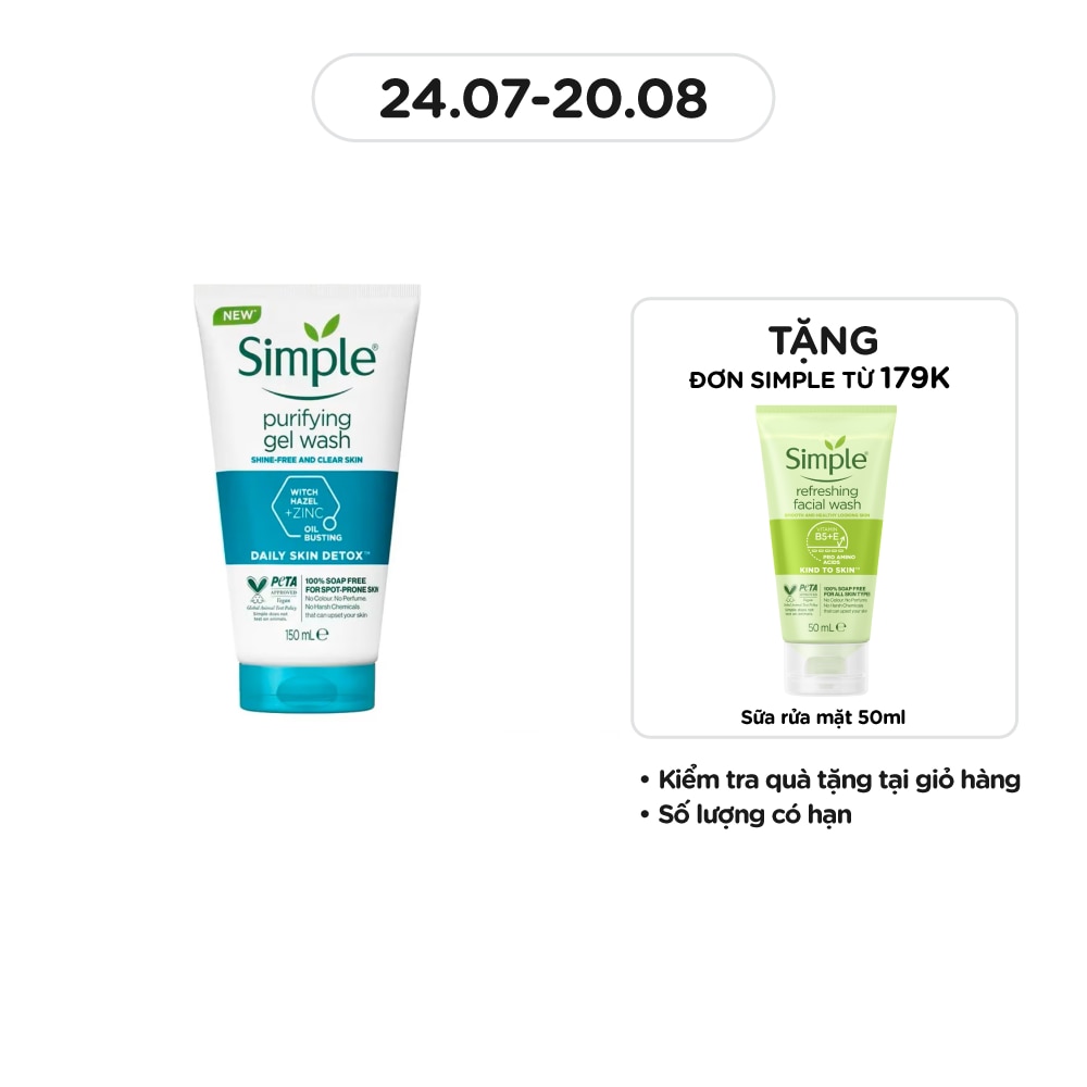 Purifying Facial Gel Wash For Oily & Sensitive Skin 150ml