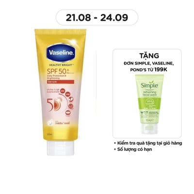 VASELINE Sun+ Pollution Protection Brightening Serum SPF50+ PA++++ 300ml