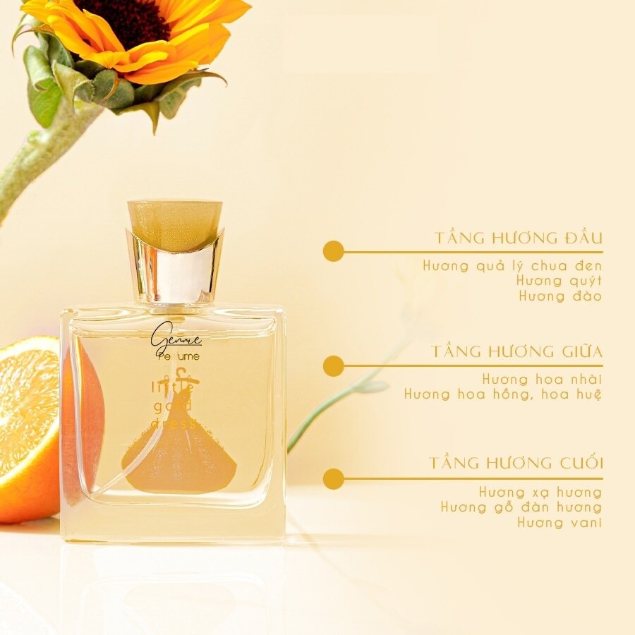 Nước Hoa Gennie Little Gold Dress 50ml