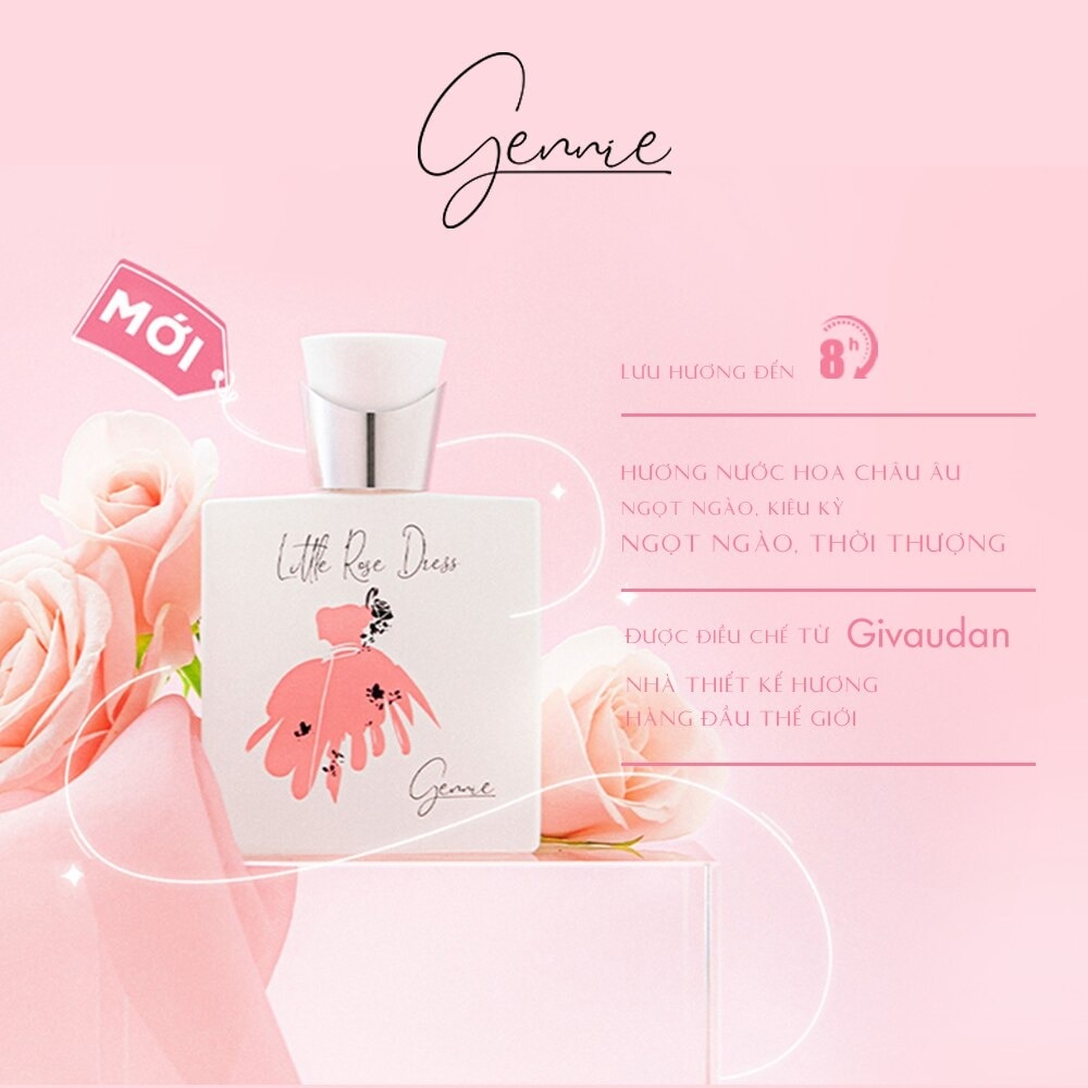 Nước Hoa Gennie Little Rose Dress 50ml