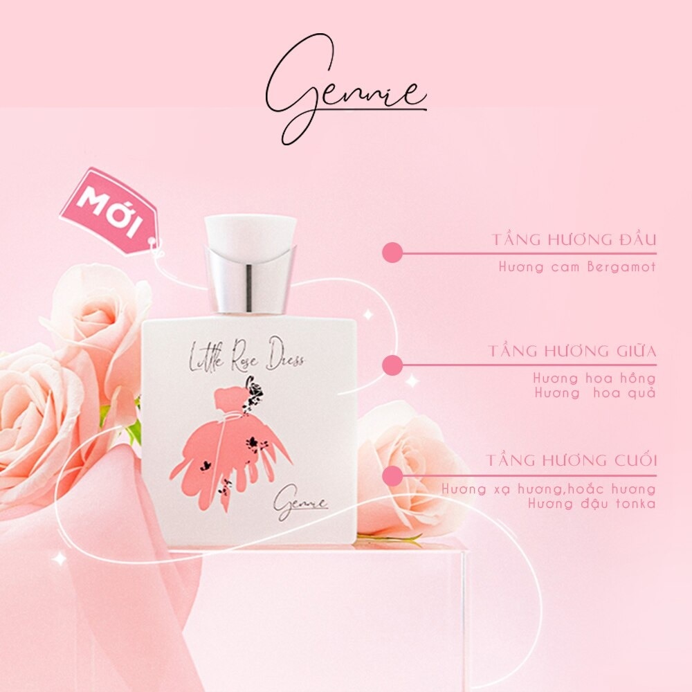 Nước Hoa Gennie Little Rose Dress 50ml