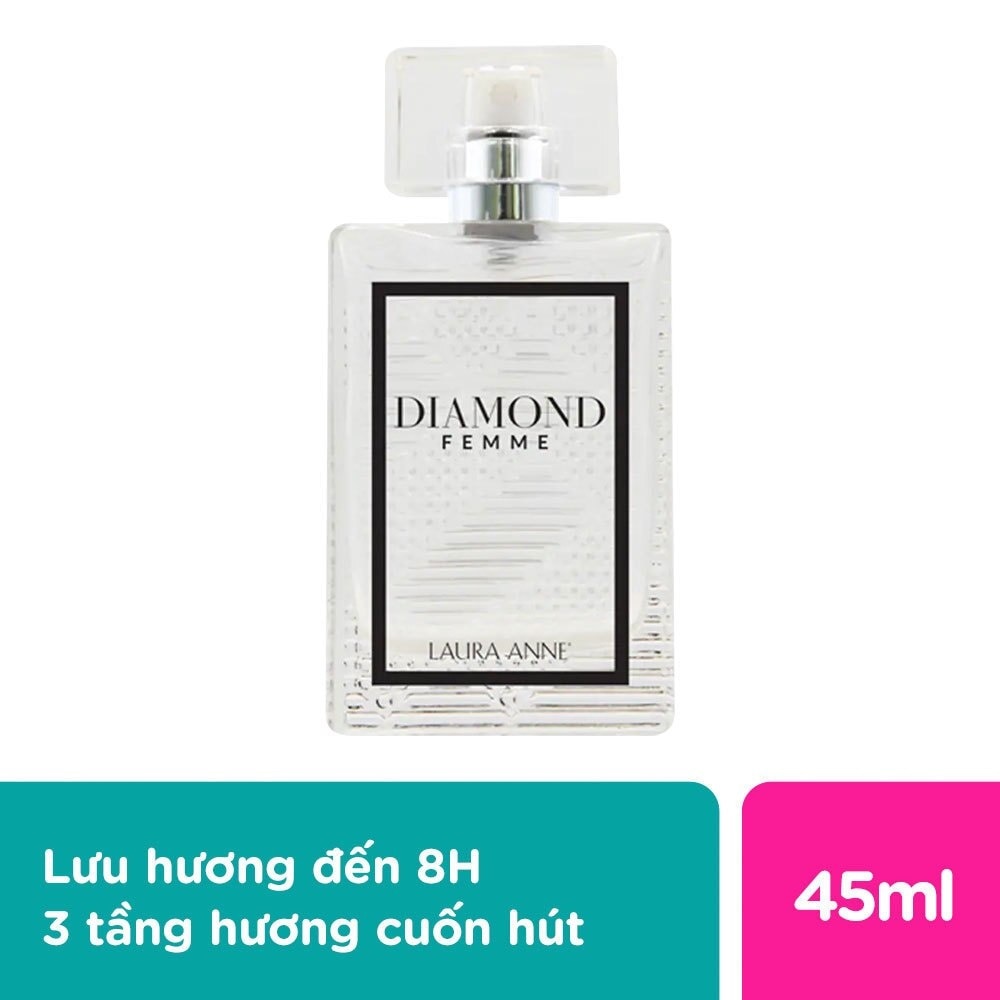 Nước Hoa Laura Anne Diamond Femme 45ml .#White