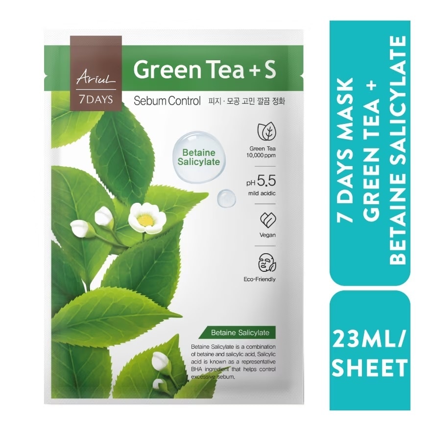 7 Days Green Tea + Betaine Salicylate Mask 23ml