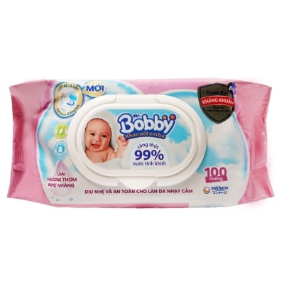 BOBBY Care Anti Bacterial Wipes 100 Pieces