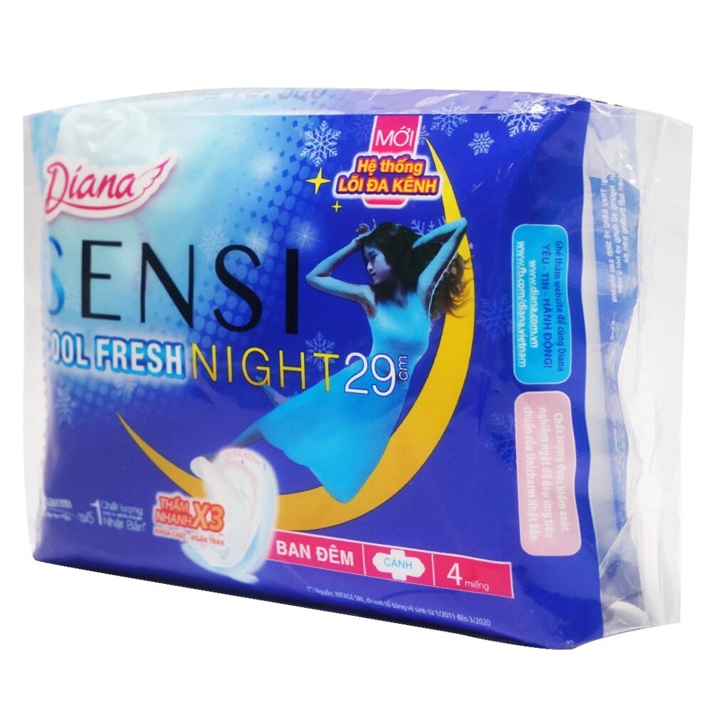 Sensi Cool Fresh Night 29cm 4 Pads