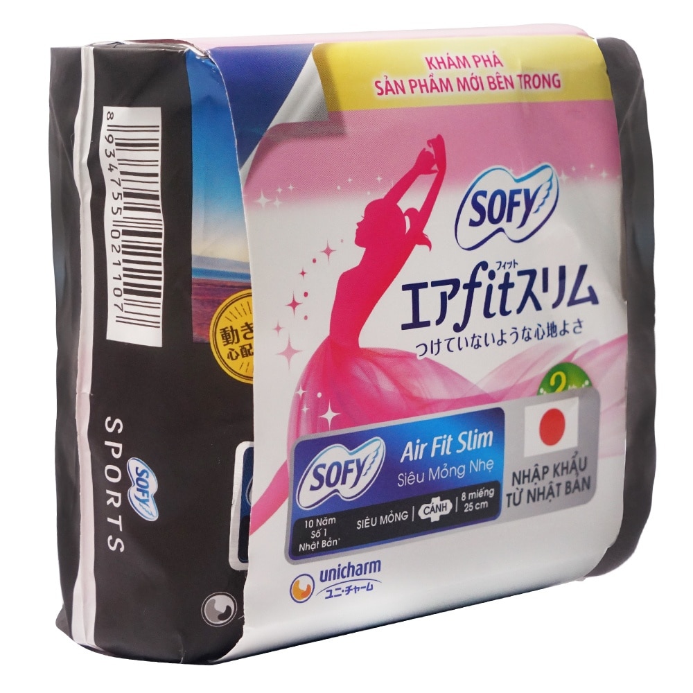 Băng Vệ Sinh Sofy Sports 26cm 8 Miếng