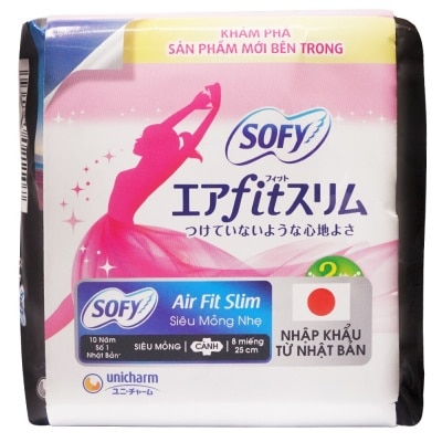 SOFY Băng Vệ Sinh Sofy Sports 26cm 8 Miếng