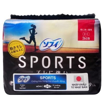 SOFY Sports Day Ultra Slim Wing 26cm 19 Pads