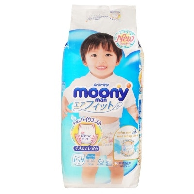 MOONY Diapers Pants XL Size For Children From 12-22kg 38 Pieces